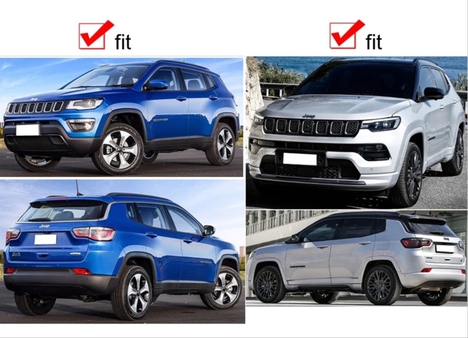 JEEP COMPASS 2016-2023 IÇIN UYUMLU OEM GÖRÜNÜM YAN BASAMAK